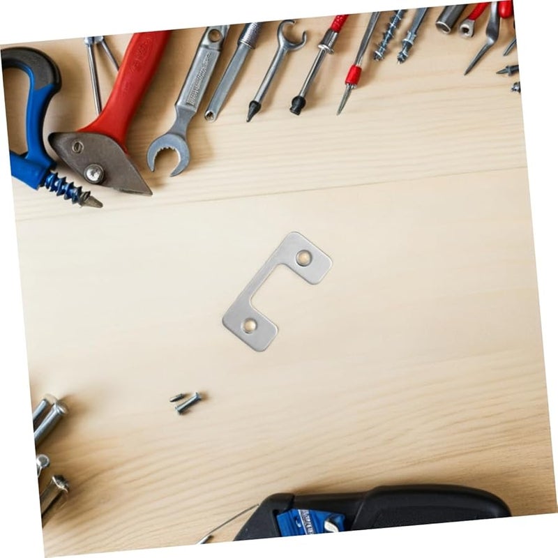 Stainless Steel Door Stop Latch Guard Plate Security Protector Easy Installation - Image 4